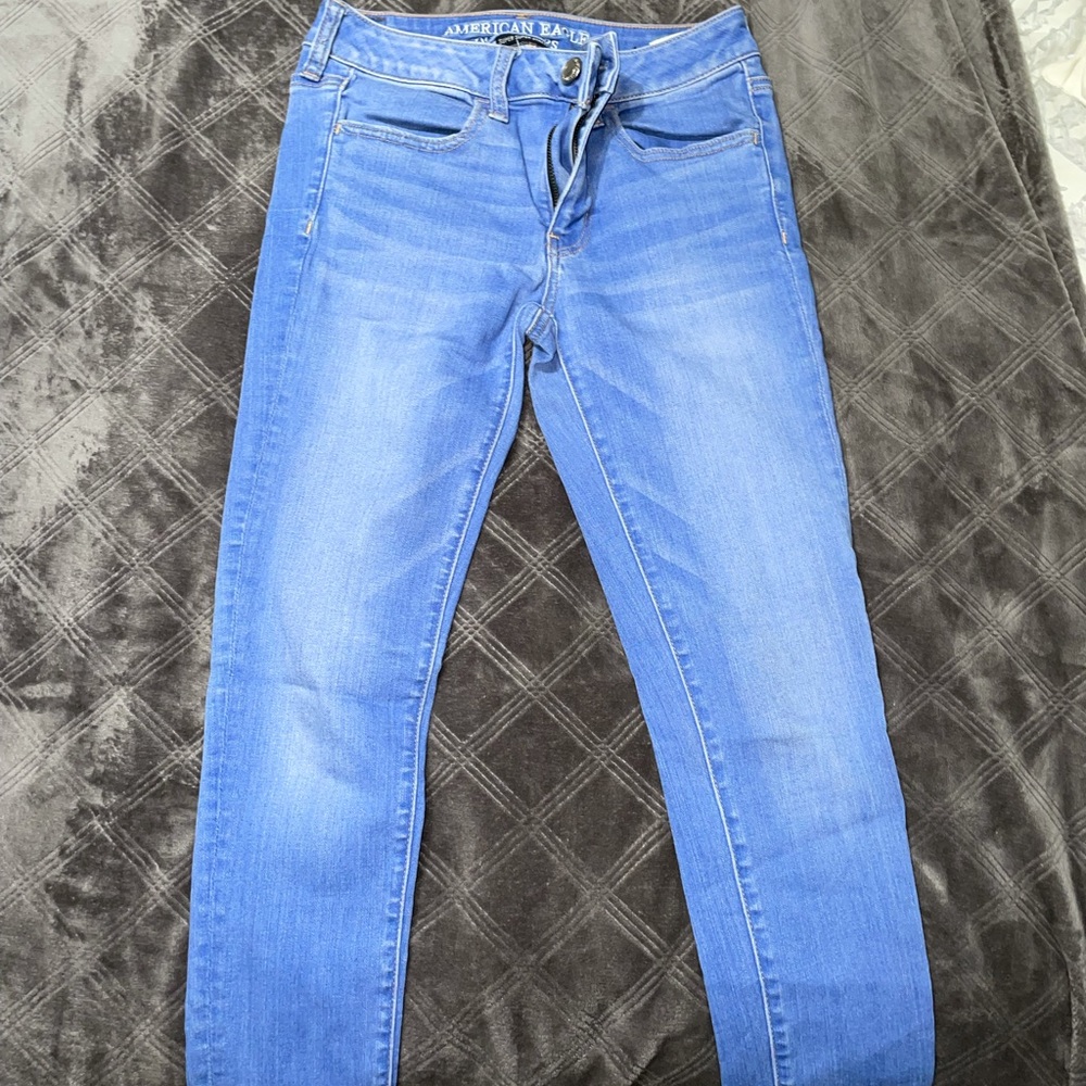 American Eagle Blue Jegging